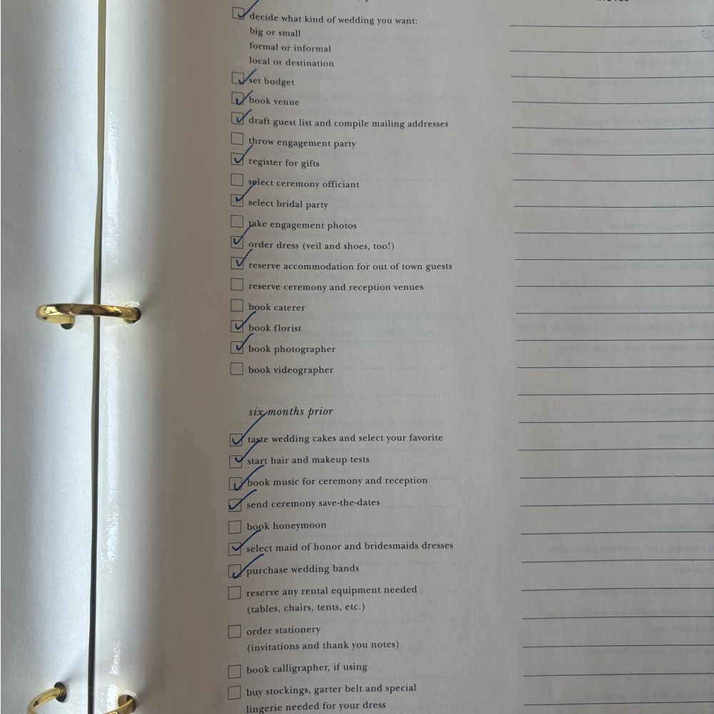 Kate Spade ♠️ wedding planner notebook - Picture 6 of 15